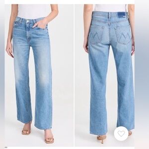 Mother the Dodger Sneak Wide Leg Jeans